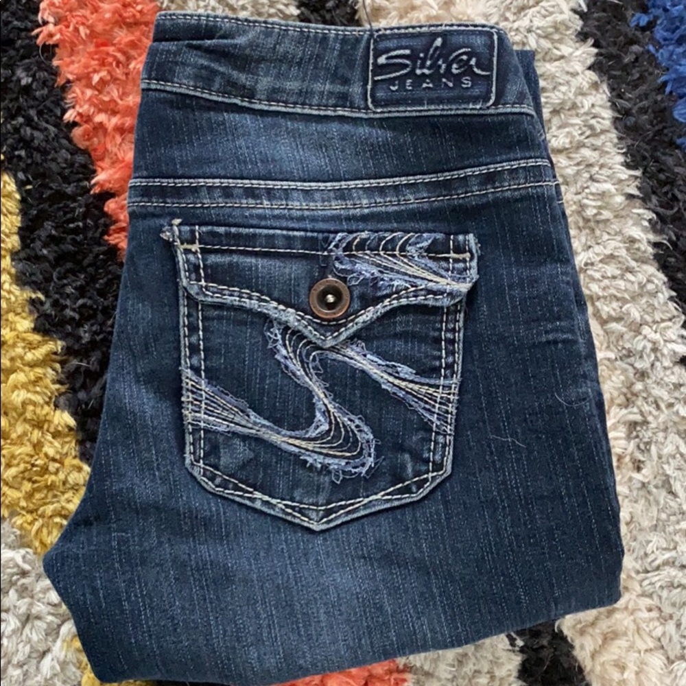 Silver jeans